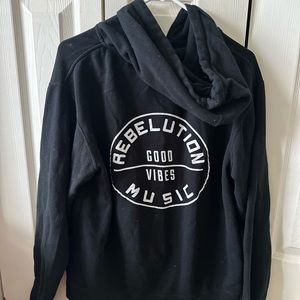 Rebelution Good Vibes Music Hoodie Size Large